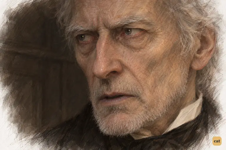 Scrooge calmly says the poor had better die and decrease the surplus population