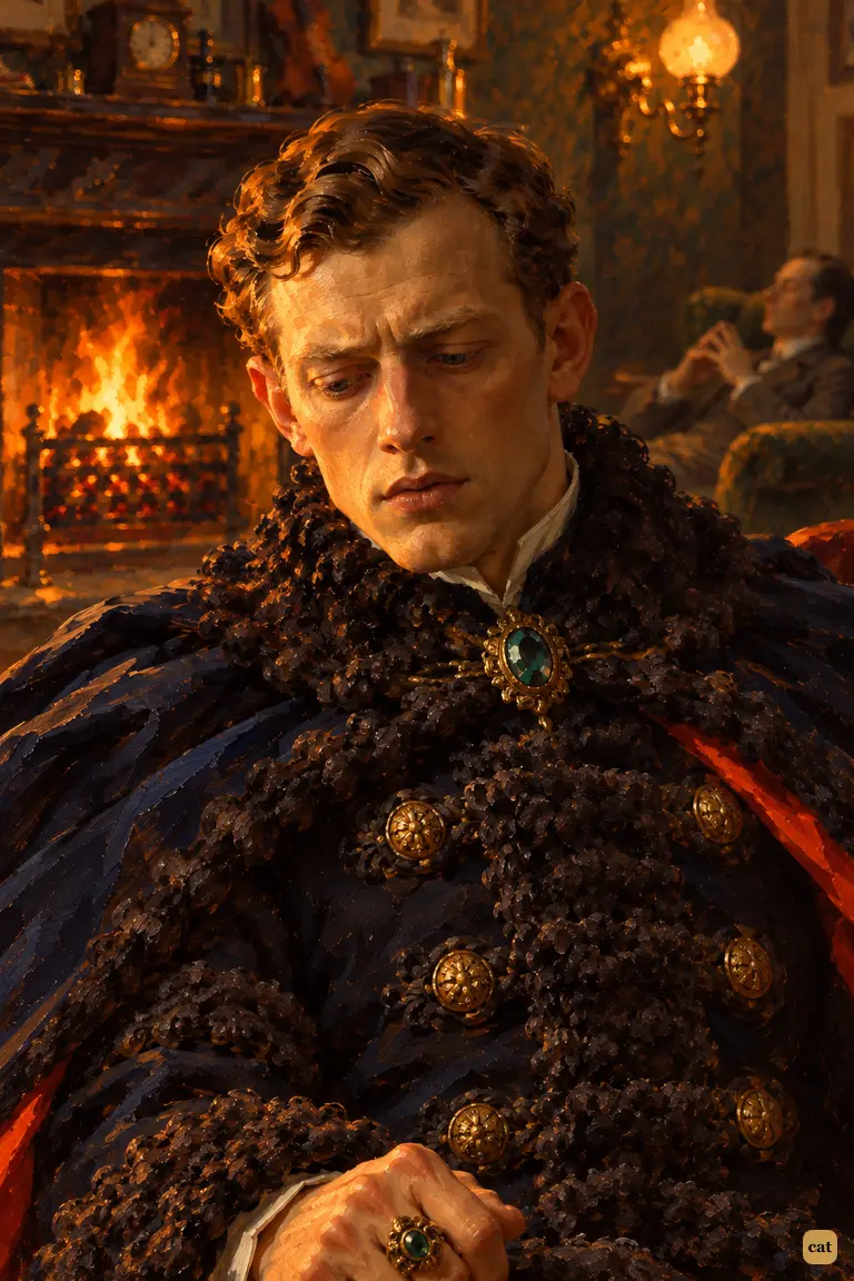 The bare-faced King of Bohemia bows his head in shame as he admits the compromising photograph shows them both.