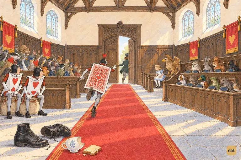 The Queen's order to "take his head off outside" comes too late.