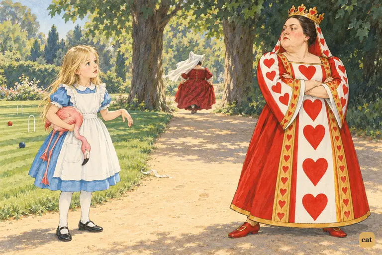 The Duchess has fled in an instant.