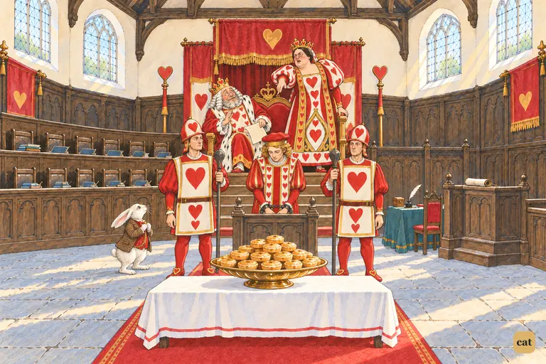 The Queen cuts the King off: sentence first, verdict afterwards