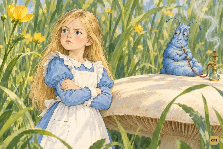 Alice has been contradicted once too often.