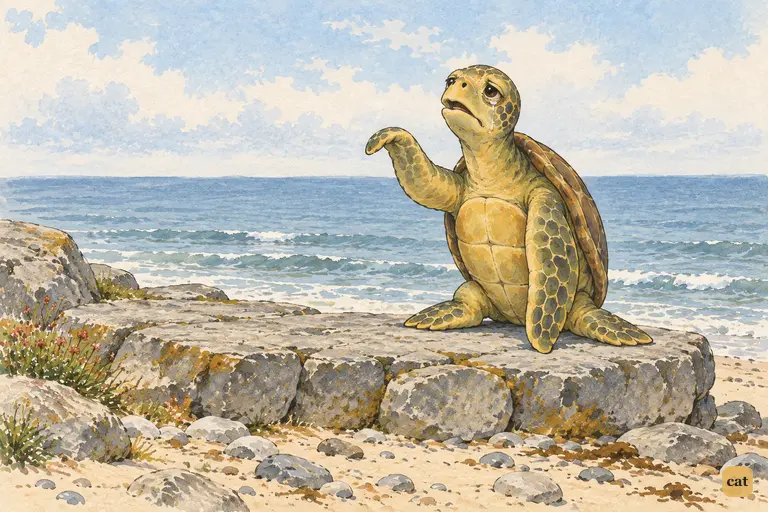 The Mock Turtle proudly recites Reeling and Writhing, Uglification and Derision