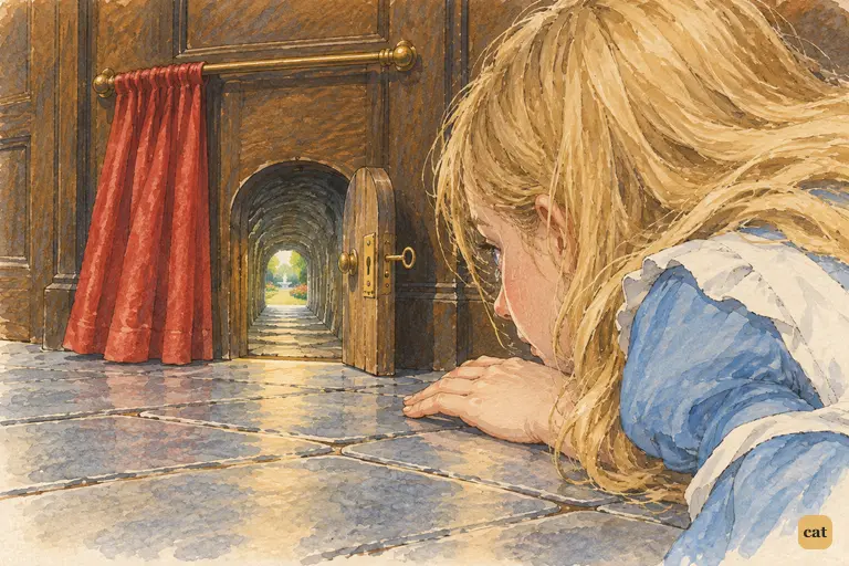 Alice has grown over nine feet tall.