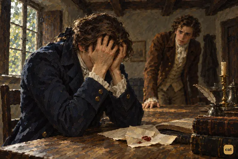 Victor has just read the news of William's murder.