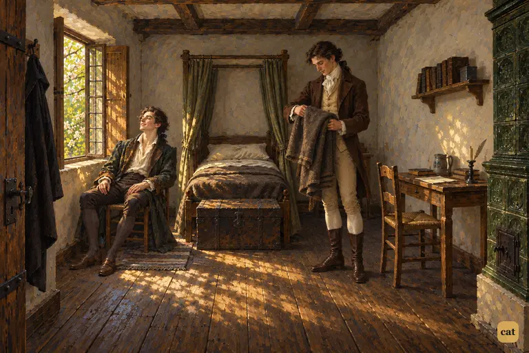 After a winter of fever, Victor turns his thin face to spring buds at the open window