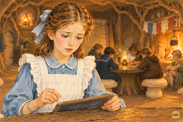 Wendy looks at her slate of questions and realizes her memory of Mother is fading