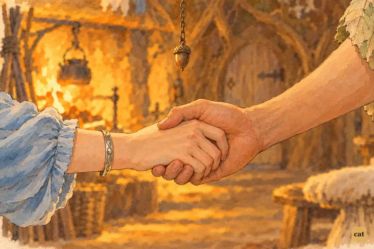 A brisk, cheery handshake takes the place of a kiss, and the girl's hand answers it limply.