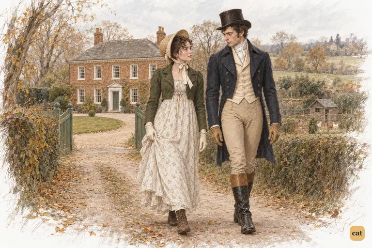 Elizabeth continues beside Darcy after Kitty leaves for Lucas Lodge.