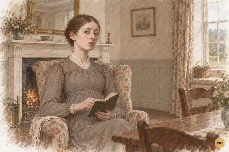 Mary Bennet interrupts the breakfast discussion with a sober verdict on literary composition.