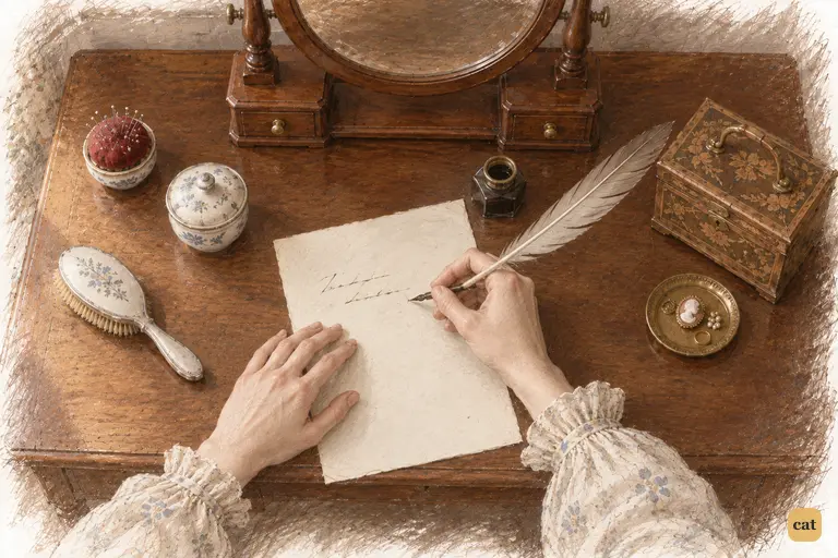 Elizabeth begins her private inquiry to Mrs. Gardiner.