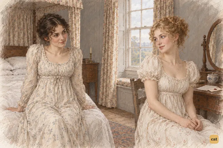 Jane’s faint answering smile reveals her quiet certainty that she would accept Bingley.