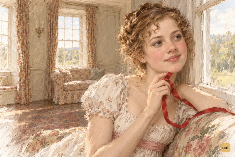 Lydia dreams of Brighton’s admiring officers, smiling into the afternoon light.