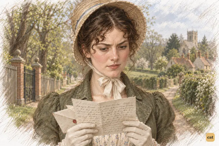 Elizabeth reads Darcy’s defence as further proof of his arrogance.