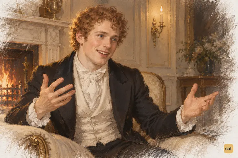 Bingley delightedly praises Jane Bennet as more beautiful than an angel
