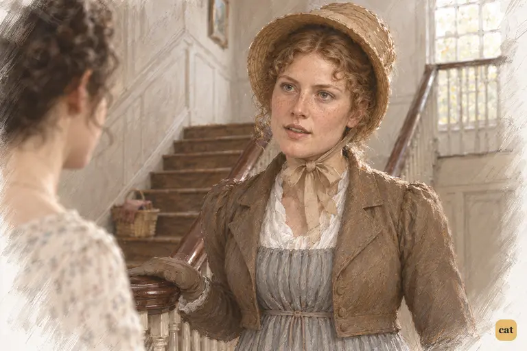 Charlotte asks Elizabeth to promise a visit to Hunsford.