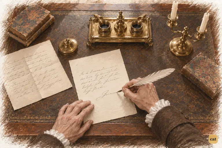 Mr. Bennet finishes his concise consent to Lydia’s marriage arrangements.