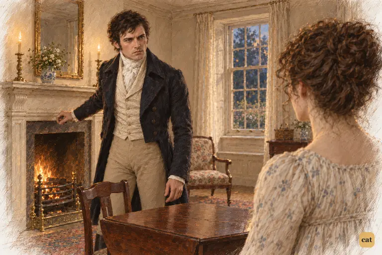 Elizabeth names Wickham as the source of her older grievance.