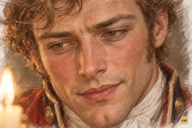 Wickham’s colour rises as he recognises Elizabeth’s understanding.
