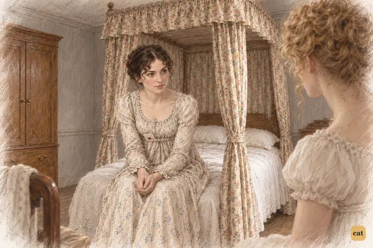 Elizabeth grows grave as she prepares to tell Jane what happened the next day