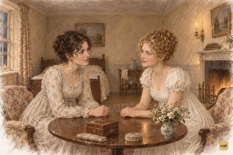 Jane wholeheartedly accepts Elizabeth’s love for Darcy.