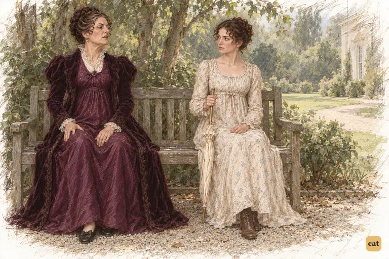 Lady Catherine makes her continued presence an ultimatum.