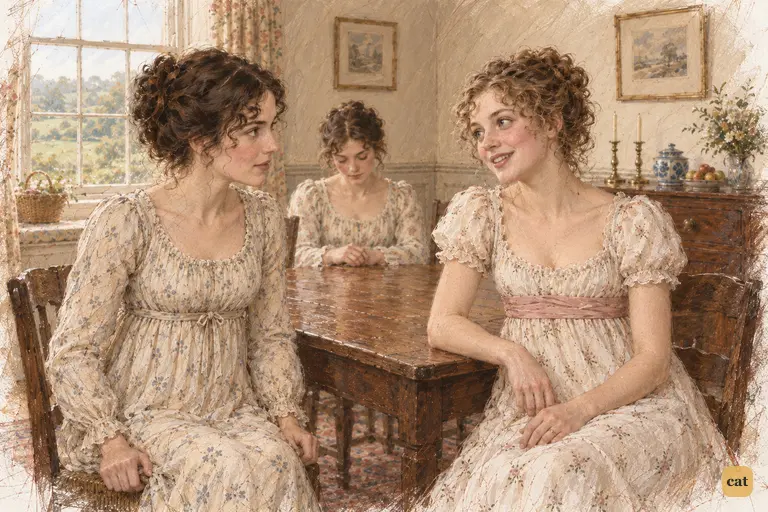 Lydia’s cheerful promise of silence tempts Elizabeth to question her.