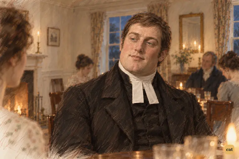 Collins describes Lady Catherine's carriage as a distinction for himself and Charlotte