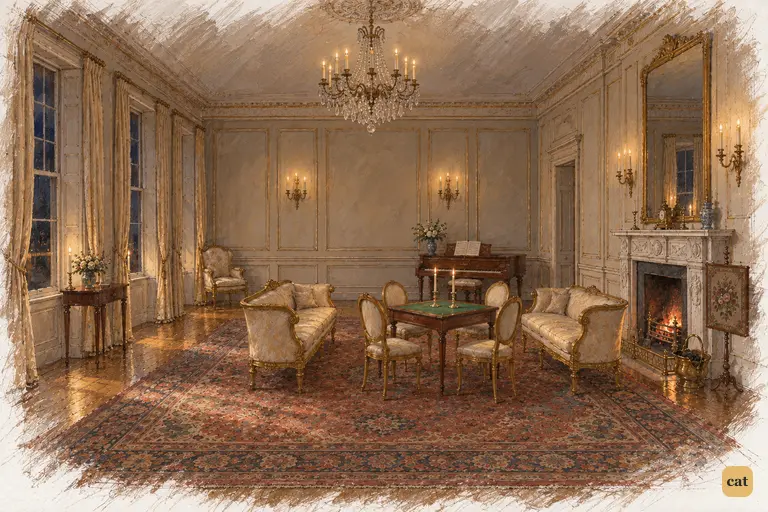 Netherfield’s drawing-room settles into silence after the last departure.