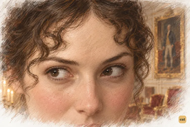 Lady Catherine casually mentions Ramsgate, and Elizabeth’s gaze freezes with recognition.