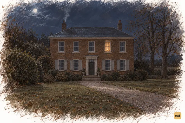 Longbourn rests in the still autumn night after the ball.