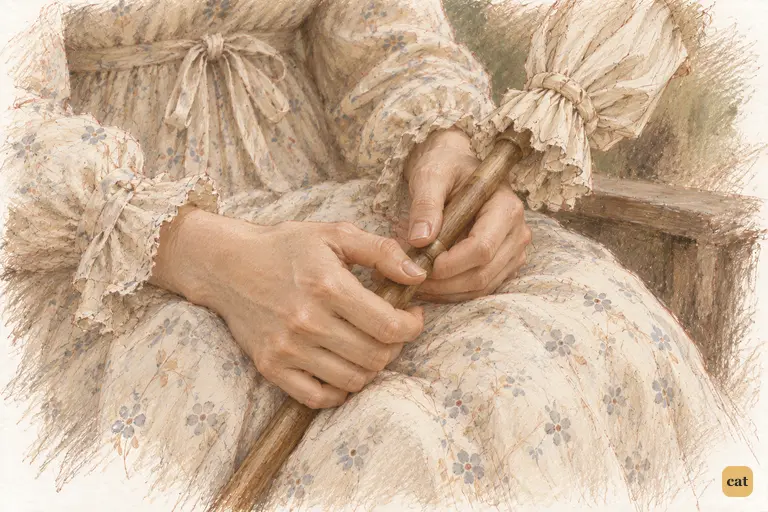 Elizabeth pauses before answering Lady Catherine’s demand.