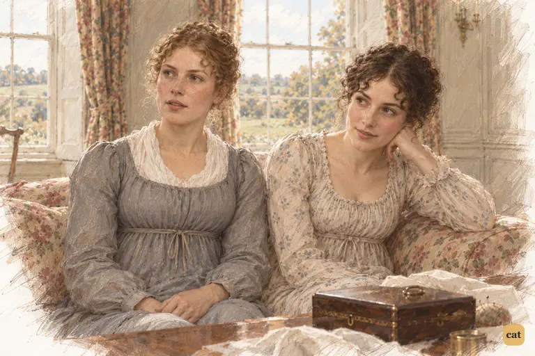 Charlotte calmly redirects Mrs. Bennet’s compliment toward Jane.