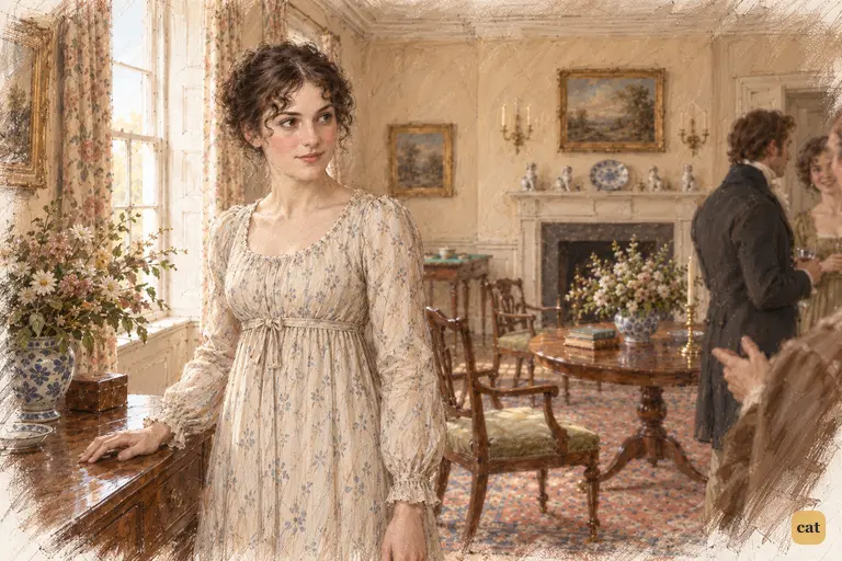 During the Wickhams’ visit, Elizabeth finds ease among the neighbours