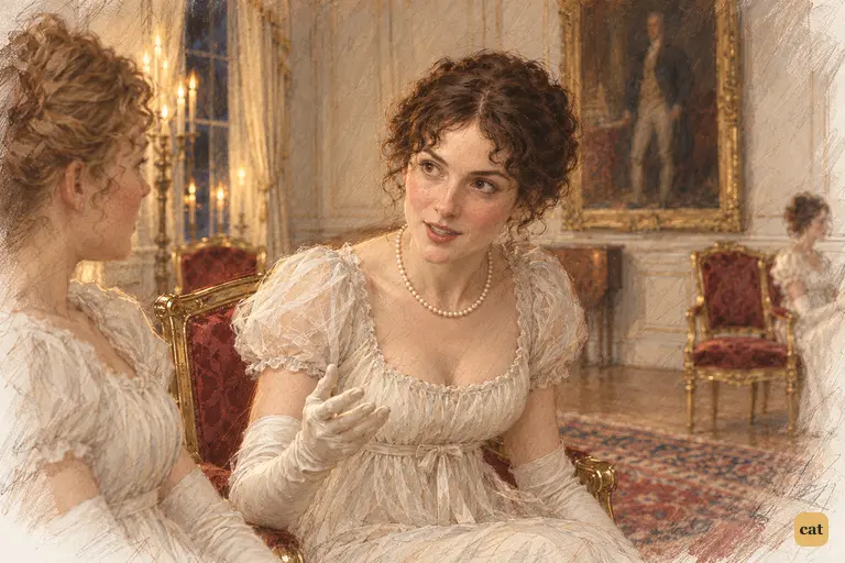 Elizabeth warmly defends her younger sisters’ right to society and amusement.