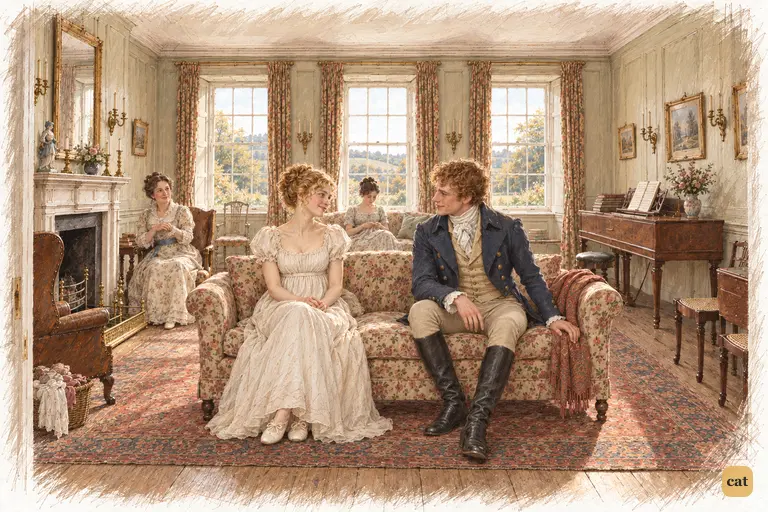 Bingley’s cheerful return to Longbourn brings renewed warmth to his acquaintance with Jane.