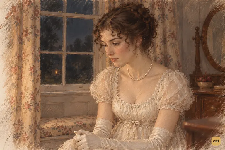 Elizabeth listens to Jane's generous praise in silence.