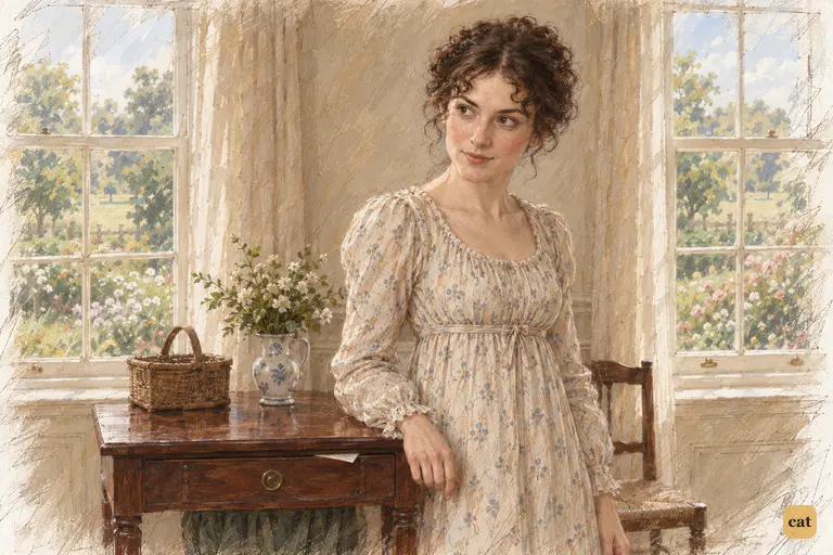 Elizabeth receives Darcy’s unexpected apology with guarded civility.