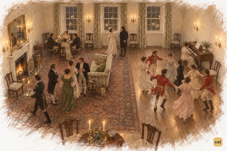 The candlelit evening at Lucas Lodge goes on with dancing, conversation and cards