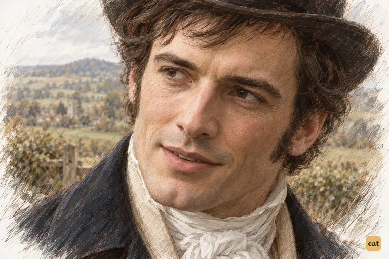Darcy’s guarded expression opens into heartfelt delight as he speaks after Elizabeth’s acceptance.