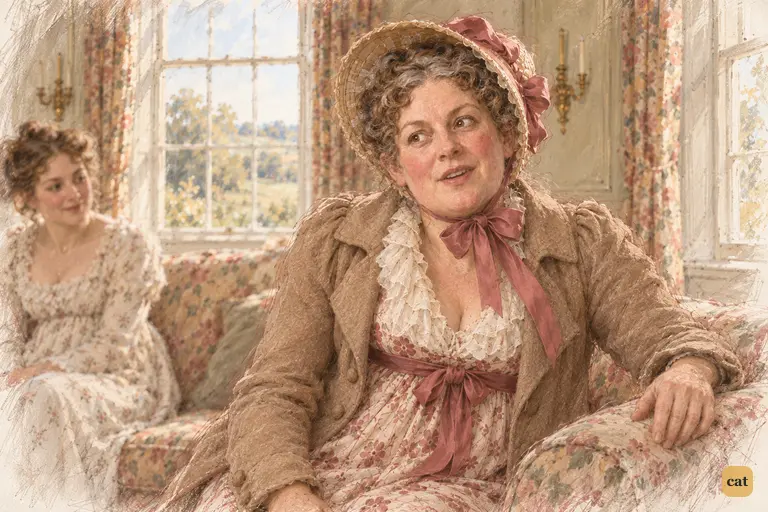 Mrs. Philips delivers the precise household particulars as convincing proof of Bingley's return.