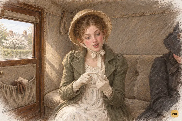 Maria counts the dinners on her gloved fingers, eager to tell of the visit at home