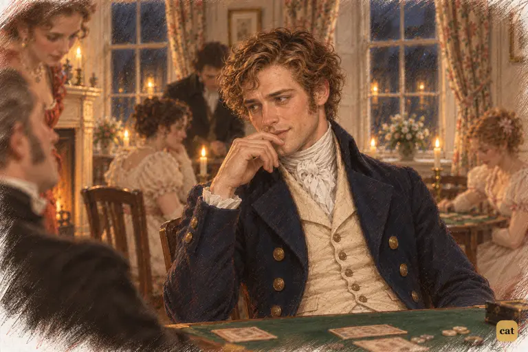 Collins’s connection to the de Bourgh family catches Wickham’s attention.