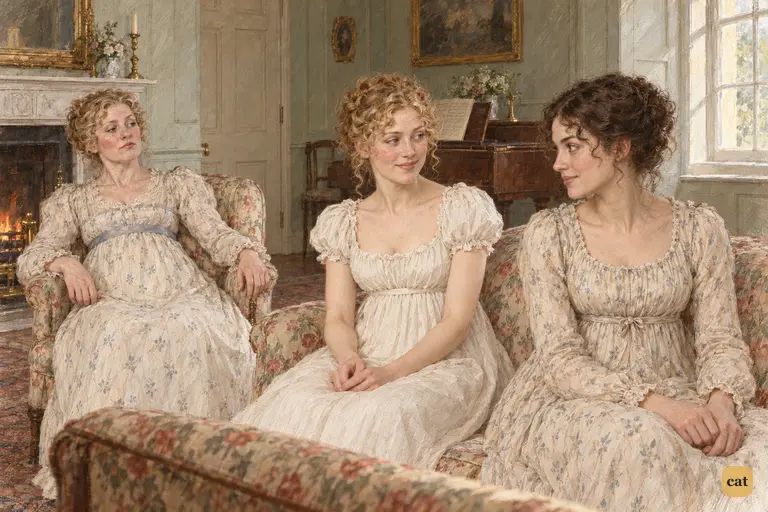 Jane and Elizabeth quietly acknowledge the advantages of Lydia and Wickham’s departure