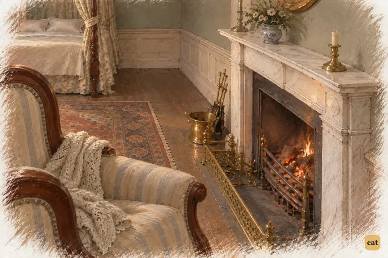 Elizabeth has finally left Jane asleep and gone downstairs.