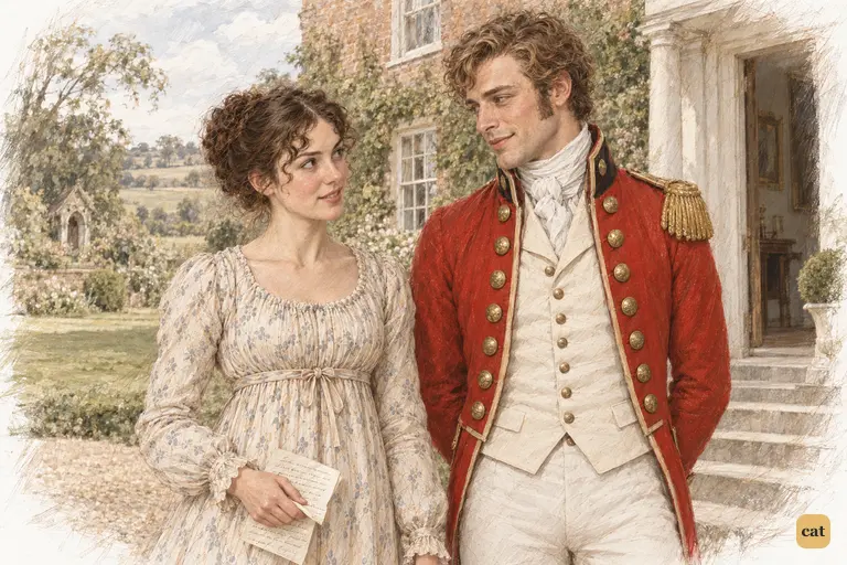 Elizabeth smiles as she sets terms of future civility, her aunt's letter in hand