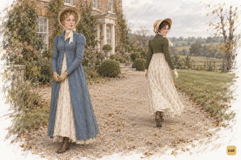 Jane pauses in Longbourn’s shrubbery, troubled by the suffering Bingley might face.