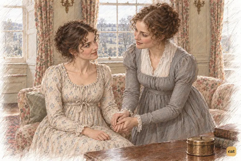 Elizabeth receives Mrs. Gardiner’s caution with gratitude.