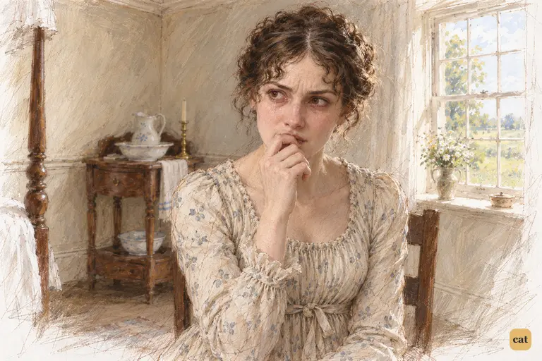 Alone in her chamber, Elizabeth realises that Darcy himself caused Jane’s suffering.