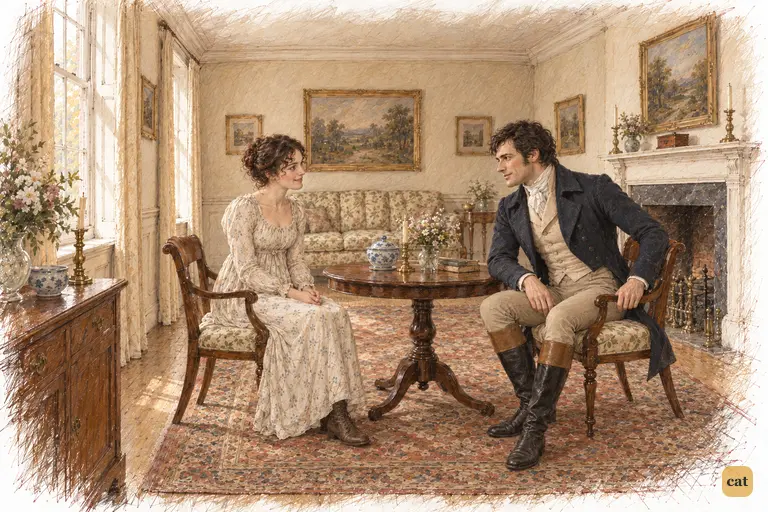 Darcy admits that his silence concealed embarrassment matching Elizabeth’s own.